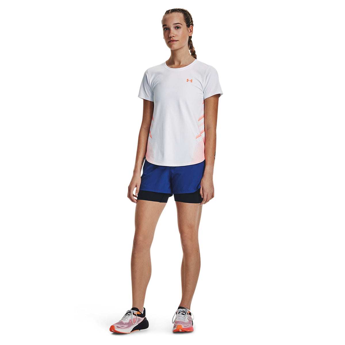 Under Armour Iso-Chill Laser II Maglietta White/Reflective
