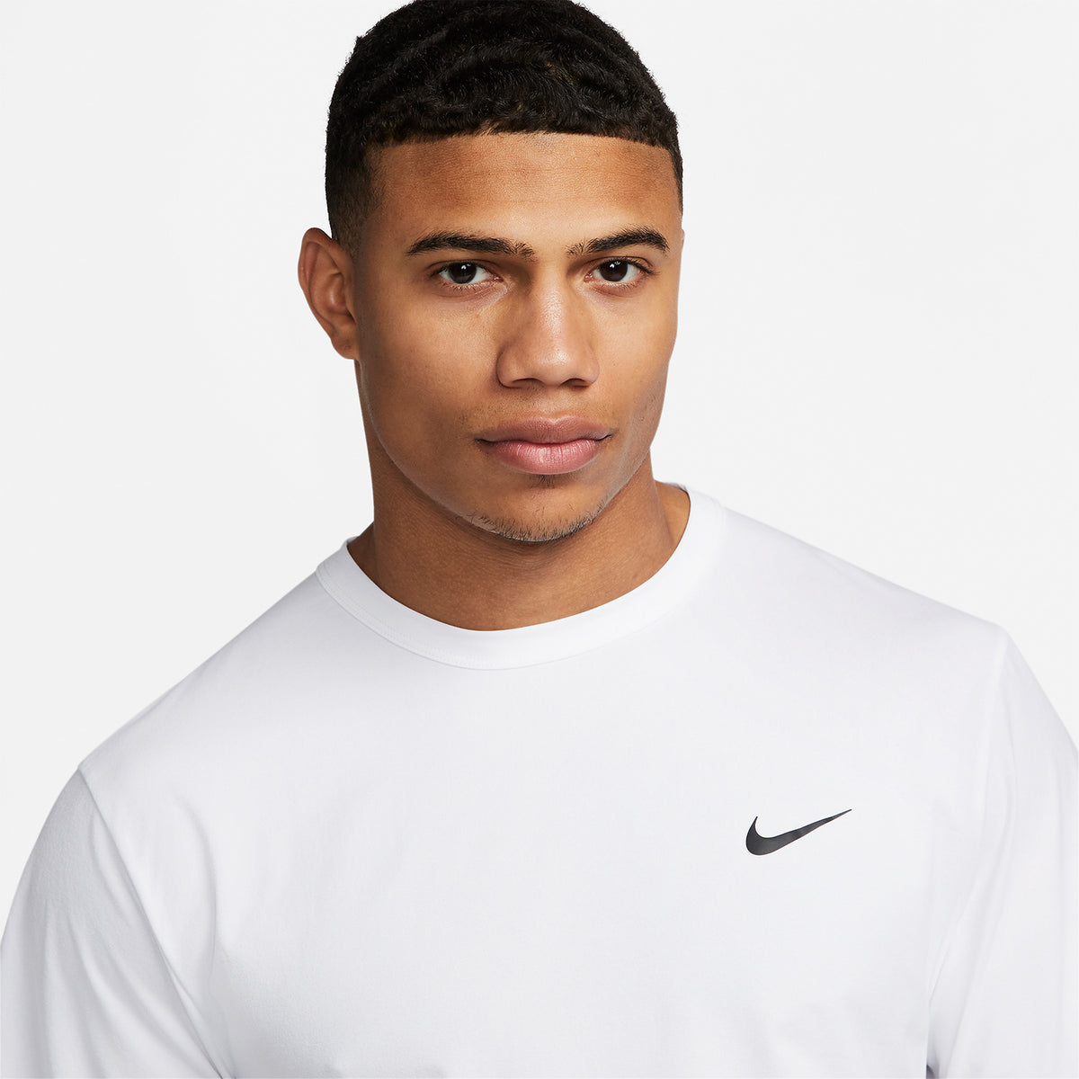 Nike Dri-FIT Hyverse Maglietta White/Black