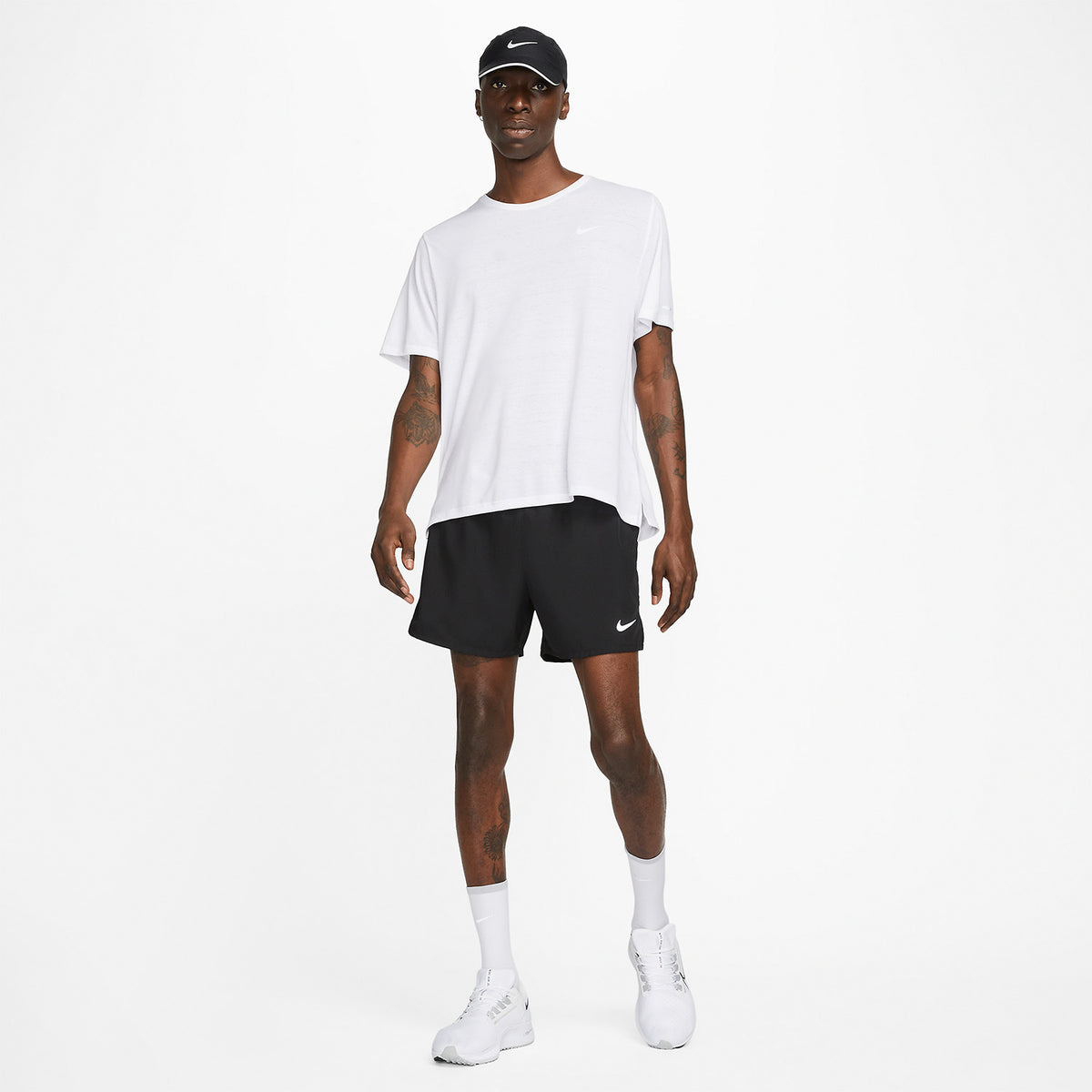 Nike Challenger 5in Pantaloncini Black/Reflective Silver