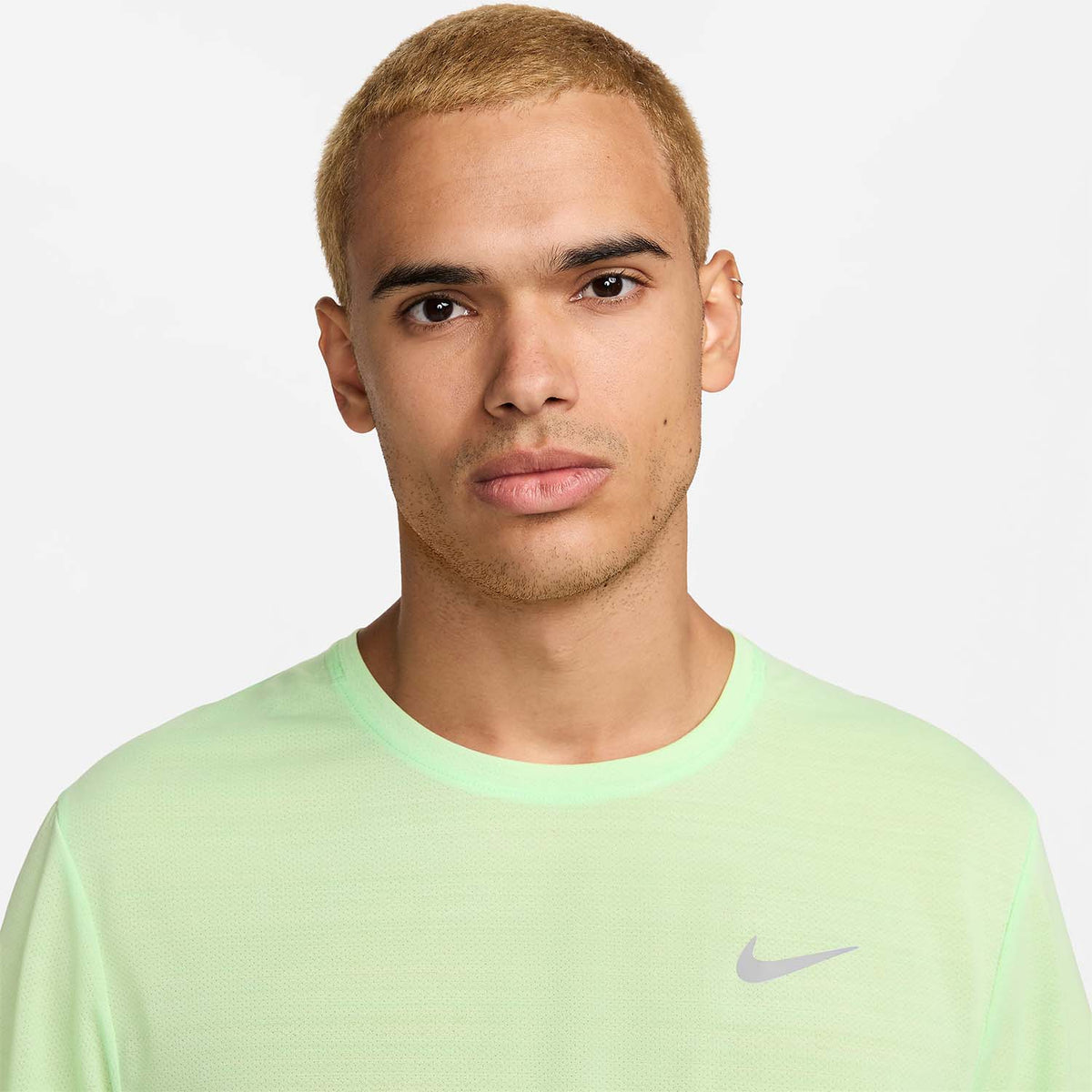 Nike Dri-FIT Miler Breathe Maglietta Vapor Green/Reflective Silver