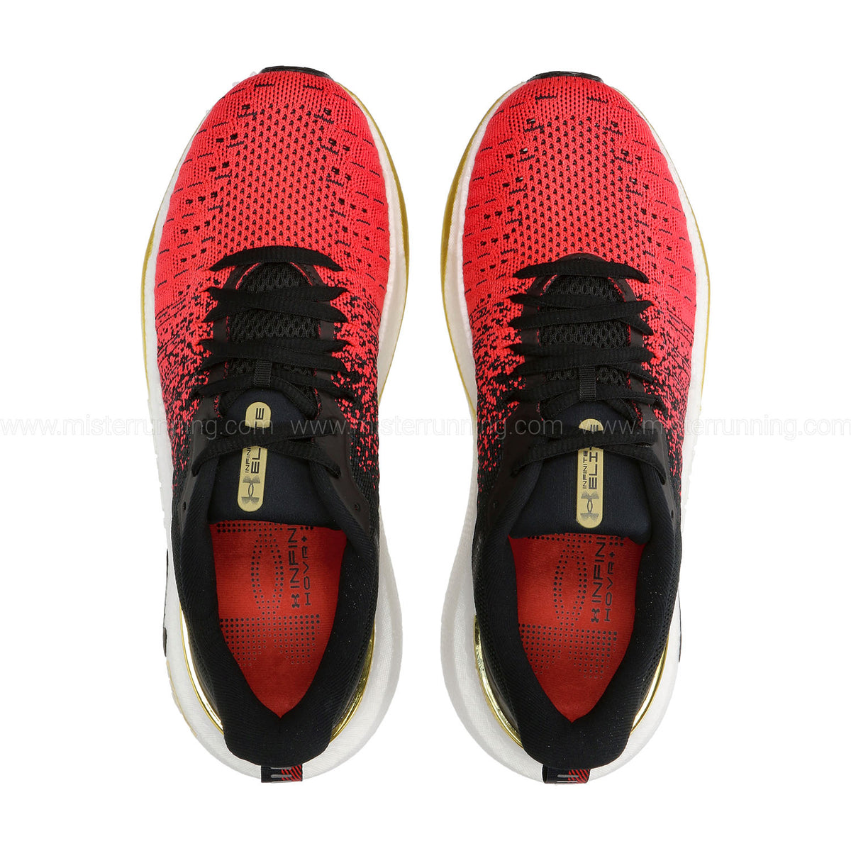 Under Armour Infinite Elite Black/Solar Red/Metallic Gold