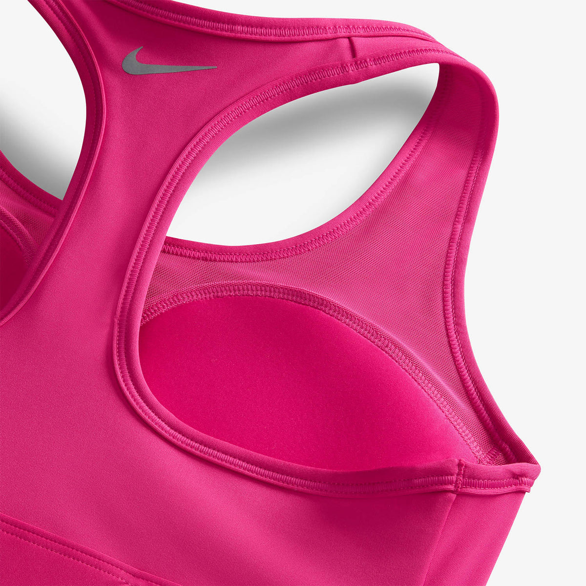 Nike Dri-FIT Swoosh Reggiseno Sportivo Fireberry/Red Stardust/Purple Ink