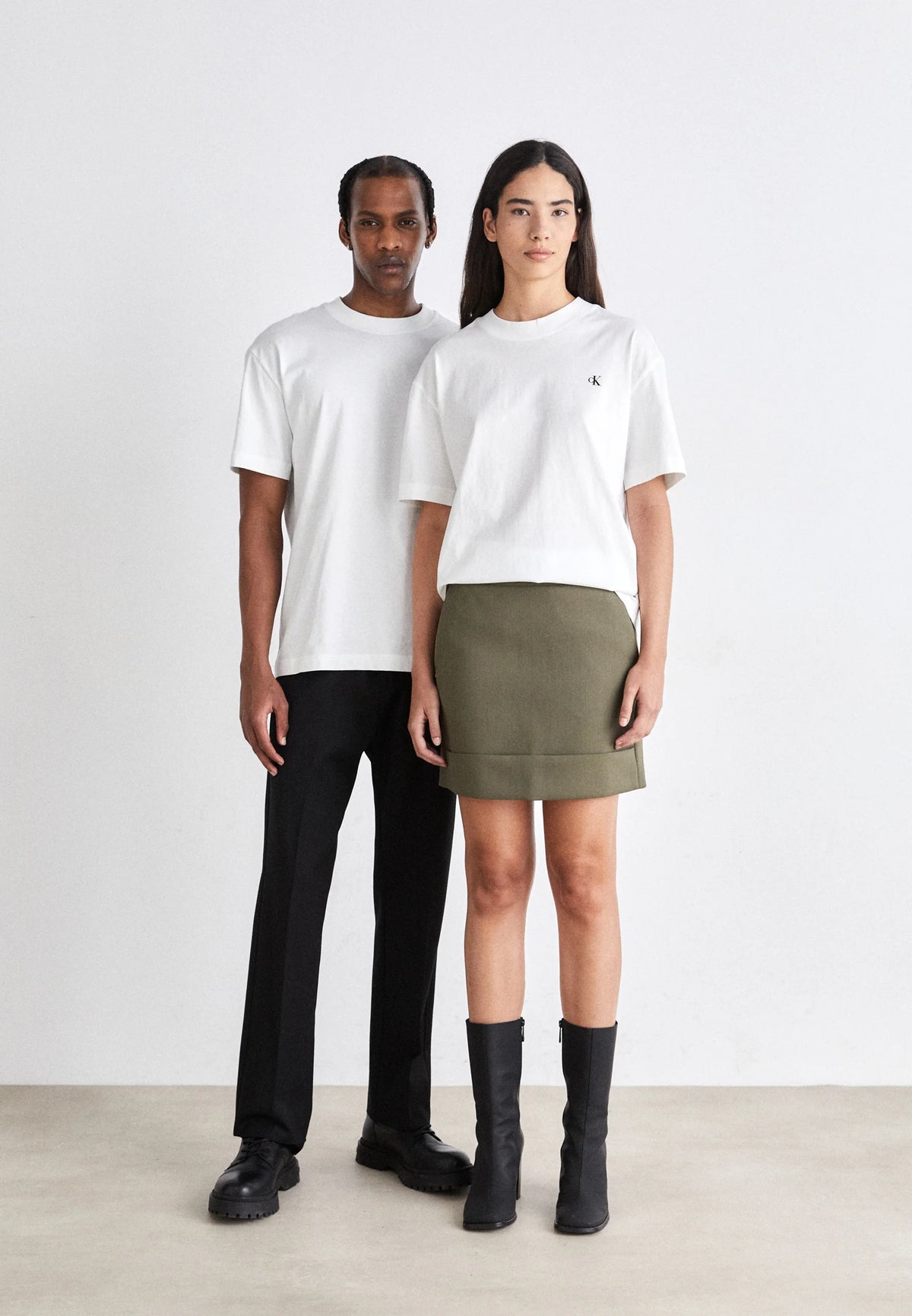 Calvin Klein Jeans BLOWN UP DIFFUSED STACKED TEE UNISEX - T-shirt con stampa
