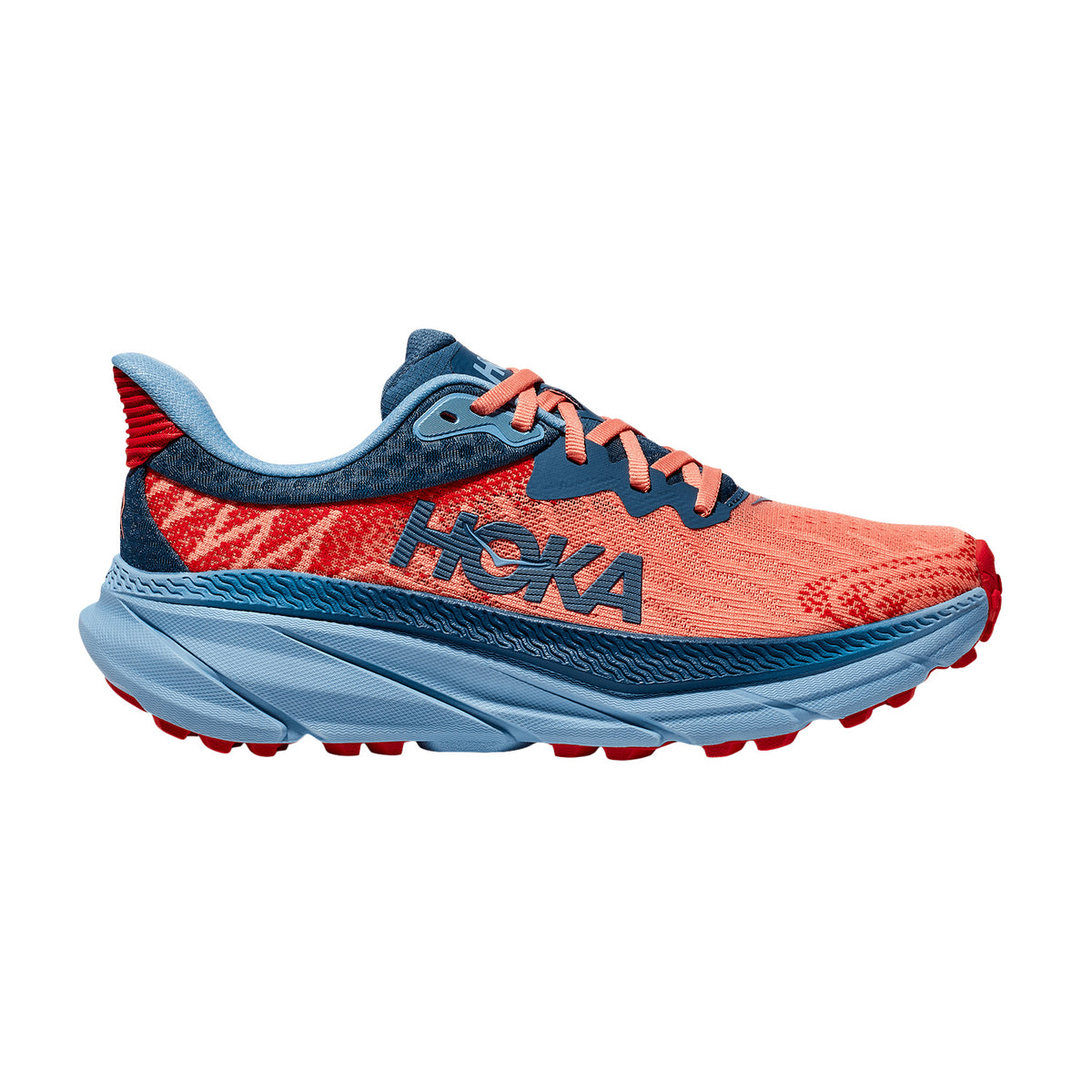 Hoka Challenger 7 Papaya Real/Teal