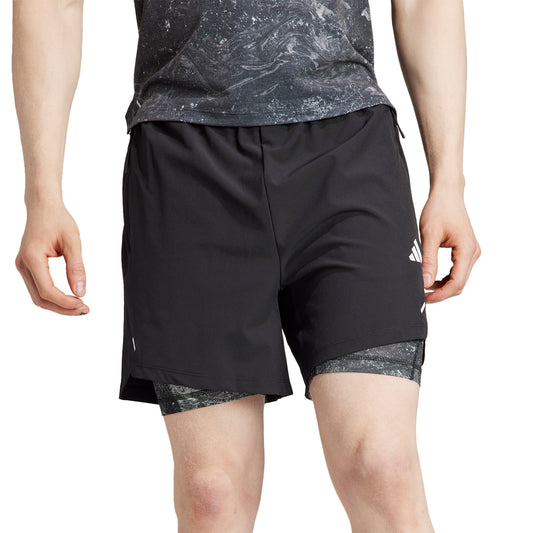 adidas WO 2 in 1 5in Pantaloncini Black