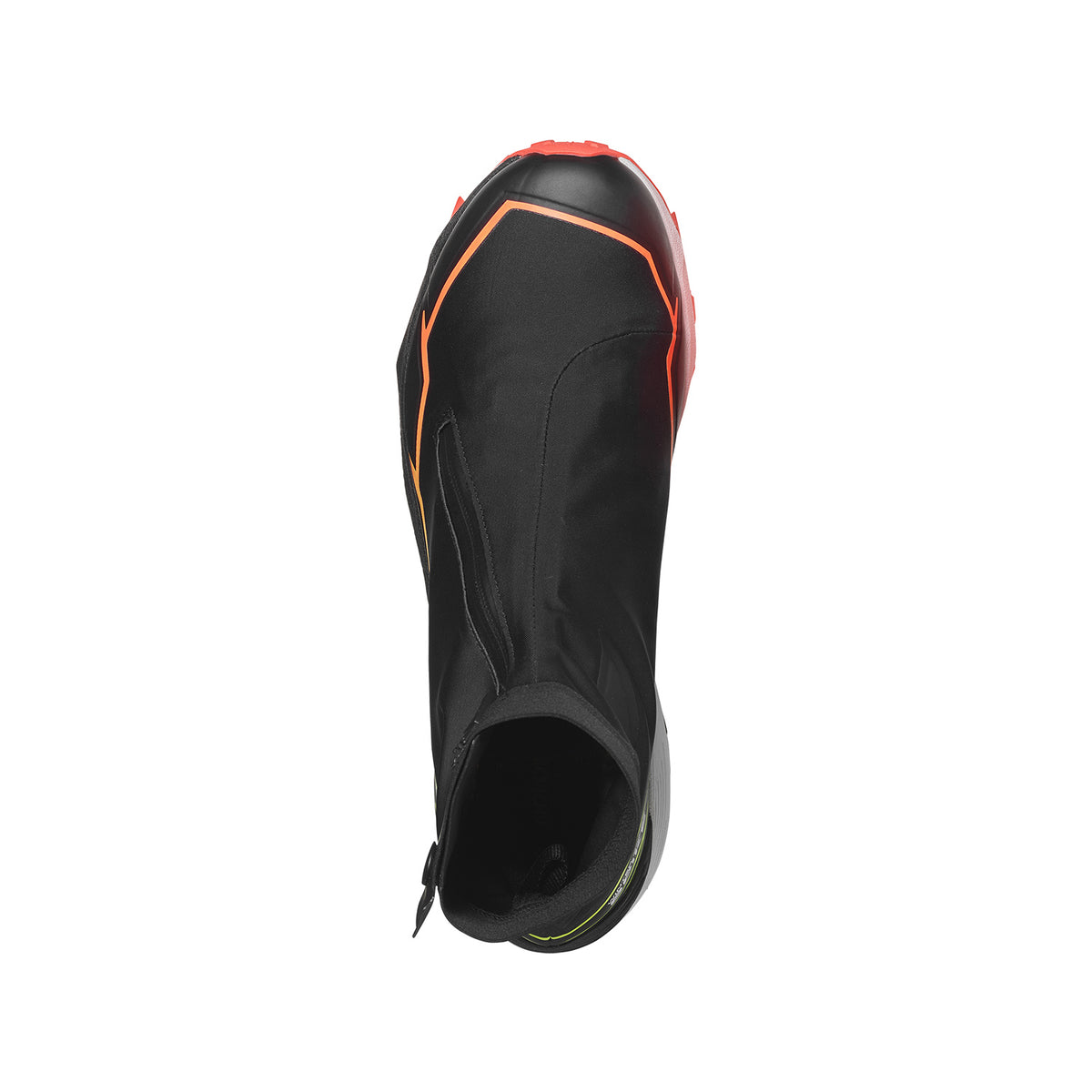 Salomon Winter Cross Spike Black/Fiery Coral/Safety Yellow