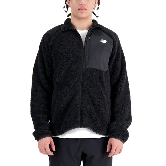 New Balance Speed Sherpa Giacca Black