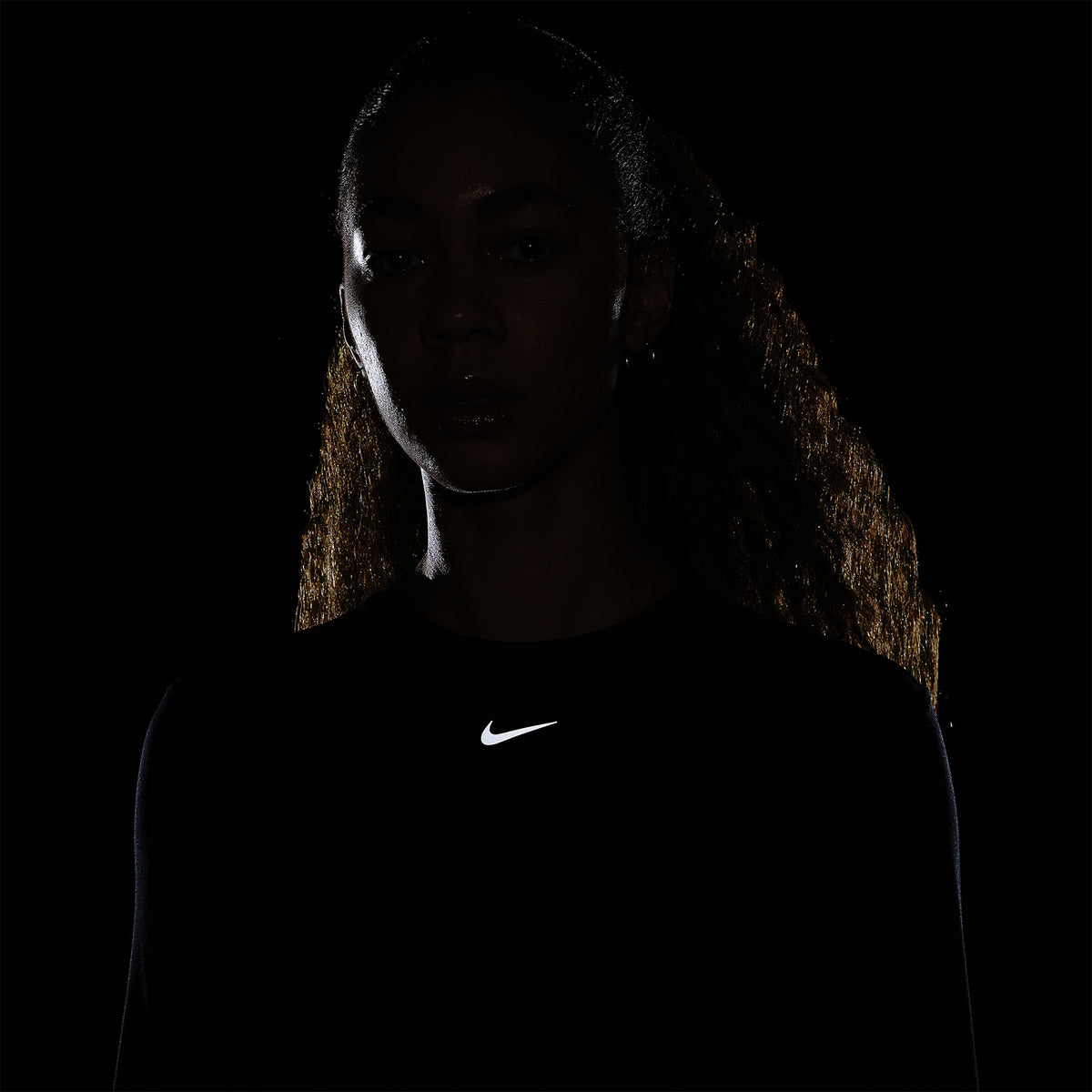 Nike Dri-FIT Swift Element UV Maglia Black/Reflective Silver