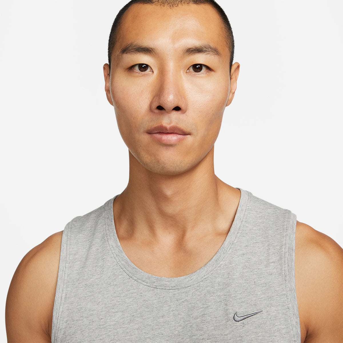 Nike Dri-FIT Primary Canotta Dark Grey Heather/Heather/Smoke Grey