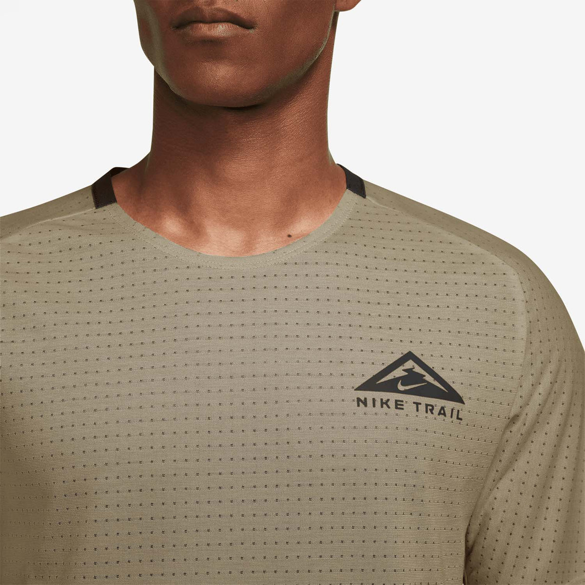 Nike Dri-FIT Solar Chase Maglietta Neutral Olive/Black