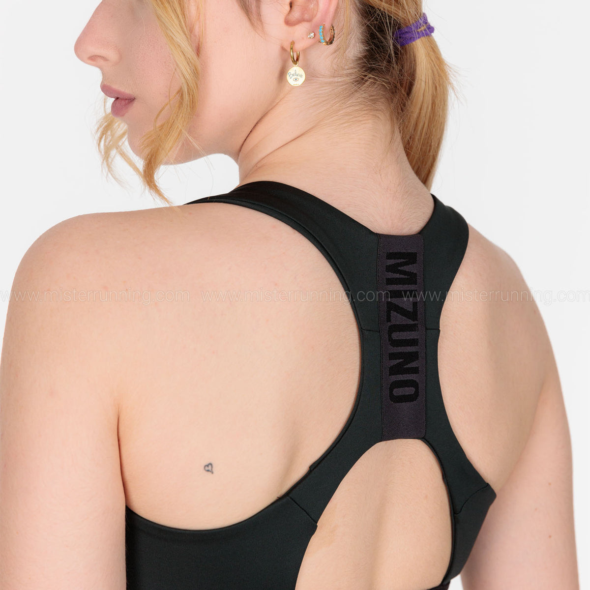 Mizuno Alpha Graphic Reggiseno Sportivo Copen Blue