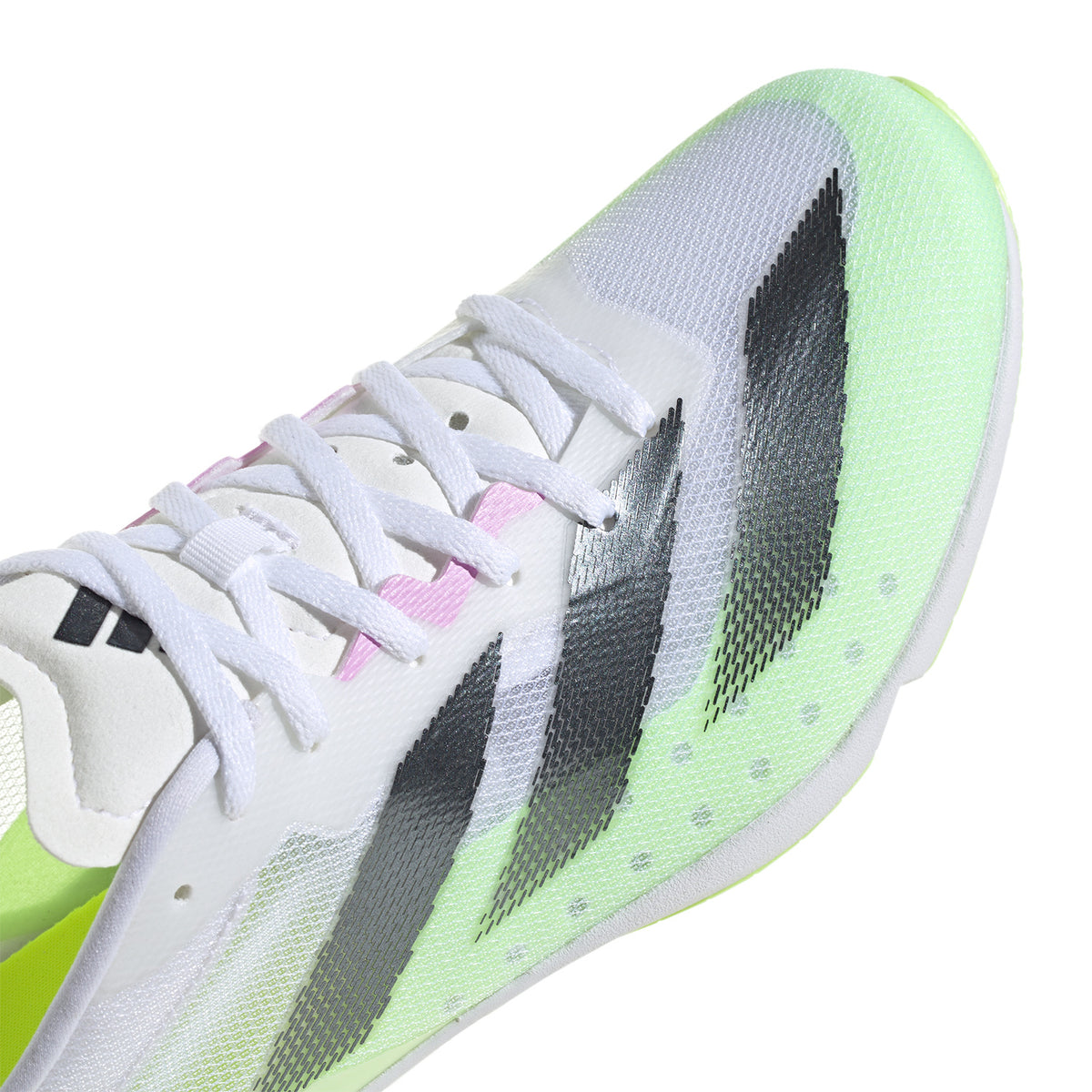adidas adizero Distancestar Cloud White/Core Black/Green Spark