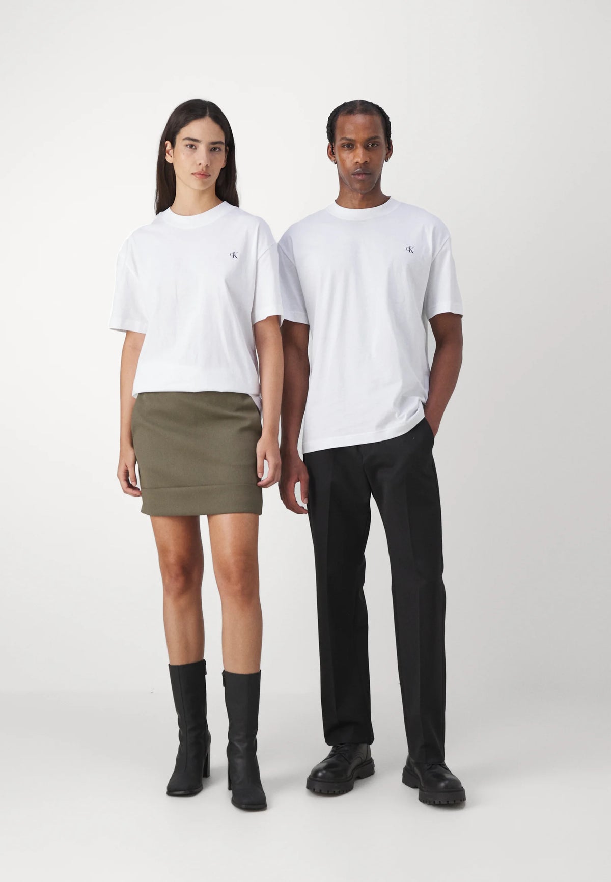 Calvin Klein Jeans BLOWN UP DIFFUSED STACKED TEE UNISEX - T-shirt con stampa