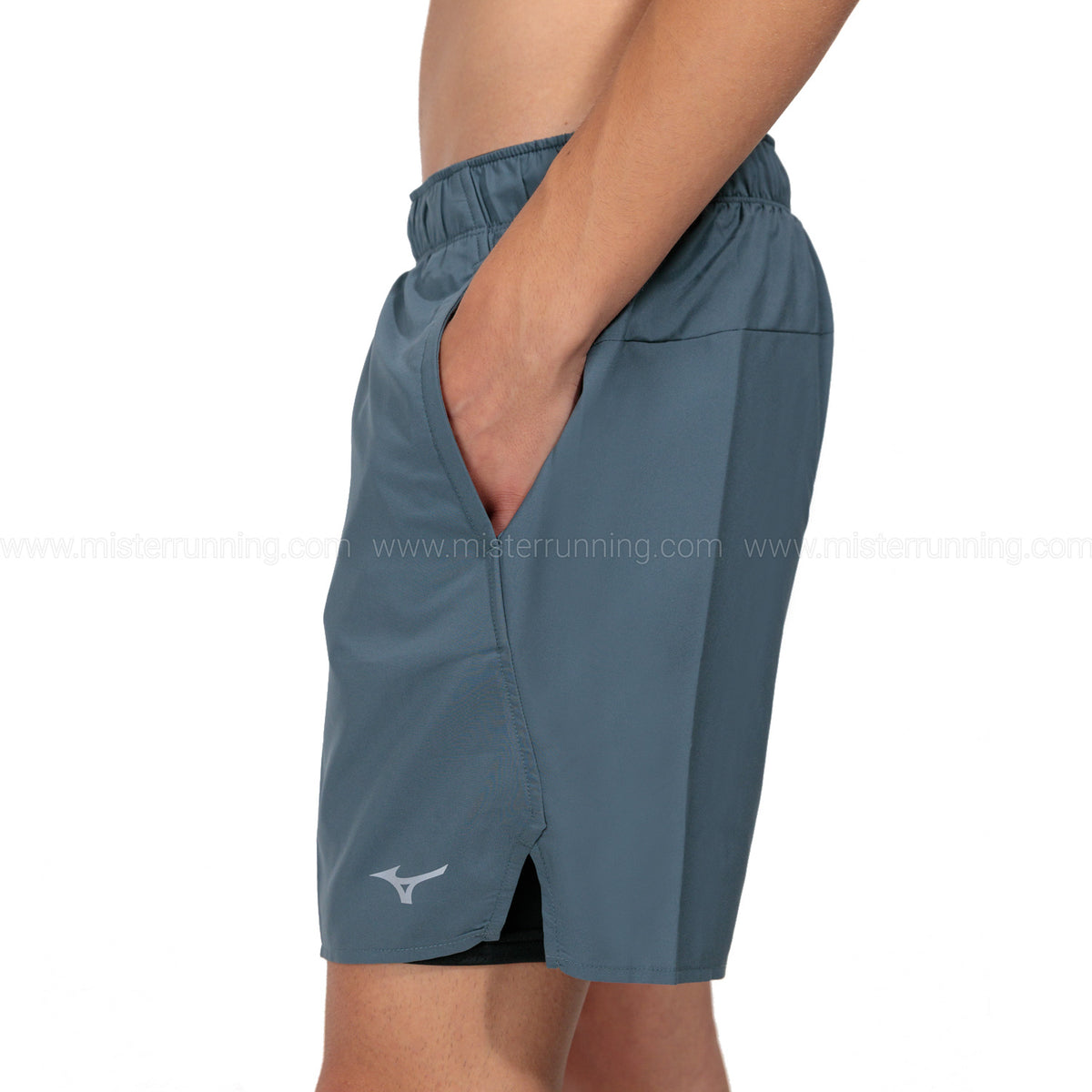 Mizuno Core 2 in 1 7.5in Pantaloncini Stormy Weather