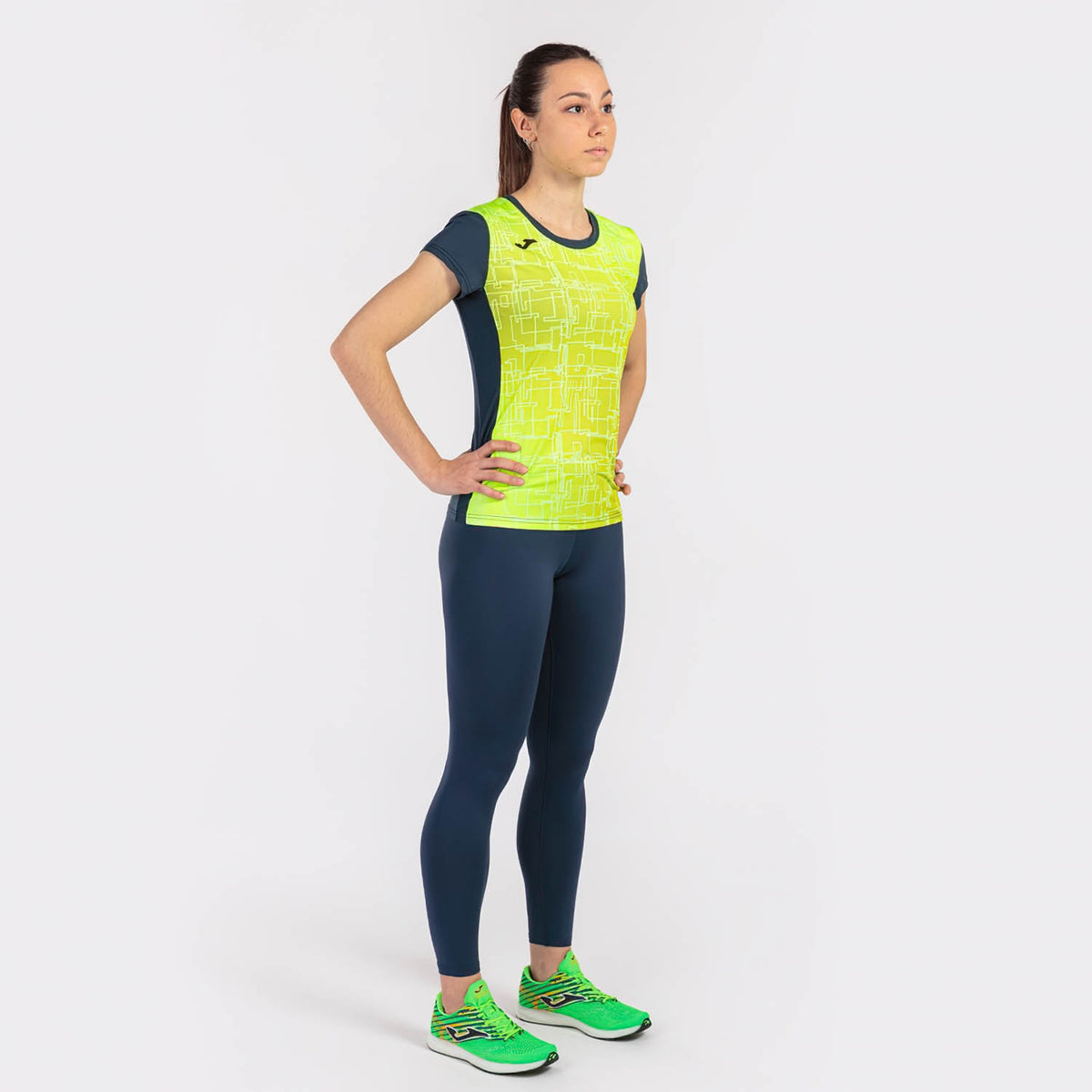 Joma Elite VIII Maglietta Royal/Fluor Yellow