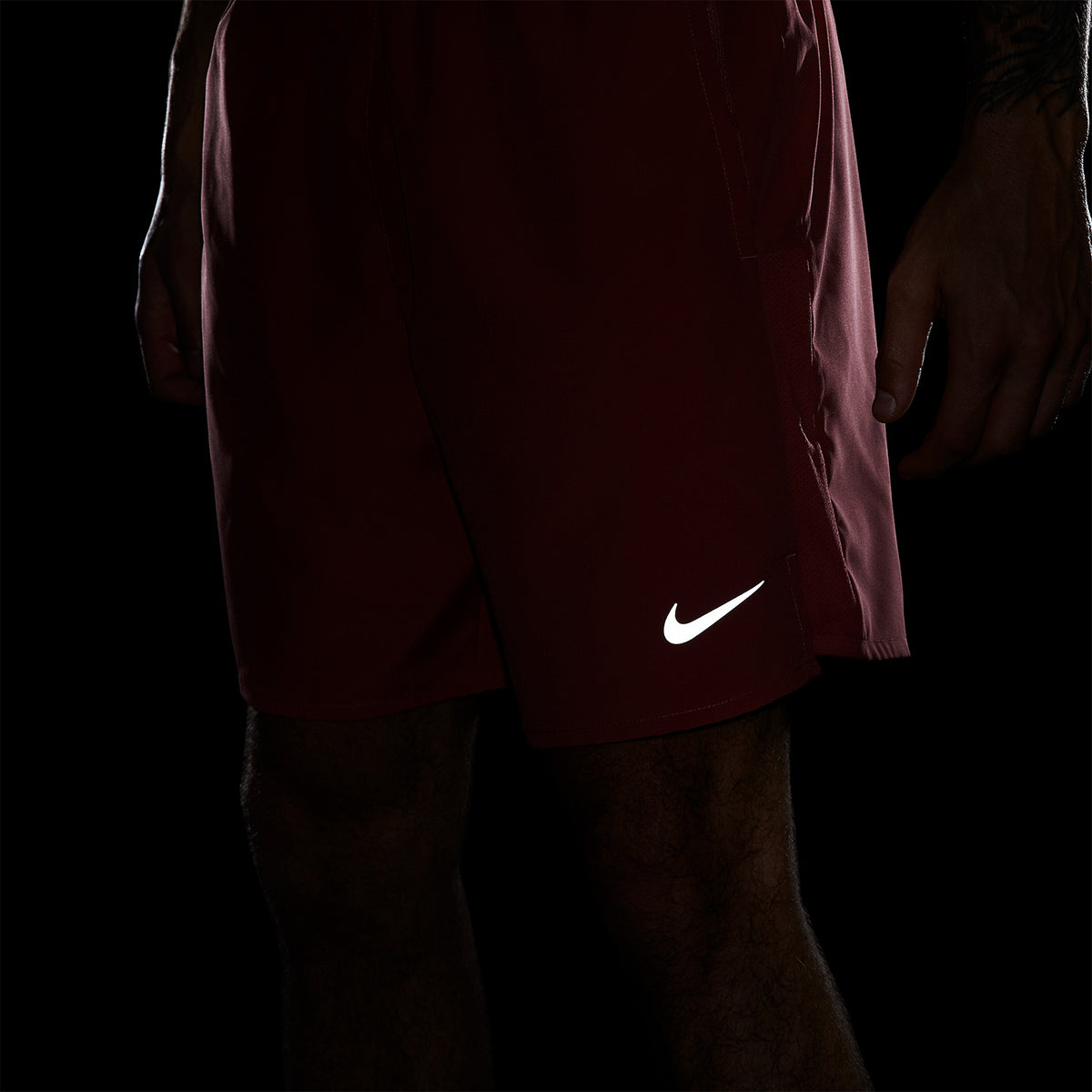Nike Challenger Logo 7in Pantaloncini Adobe/Black/Reflective Silver