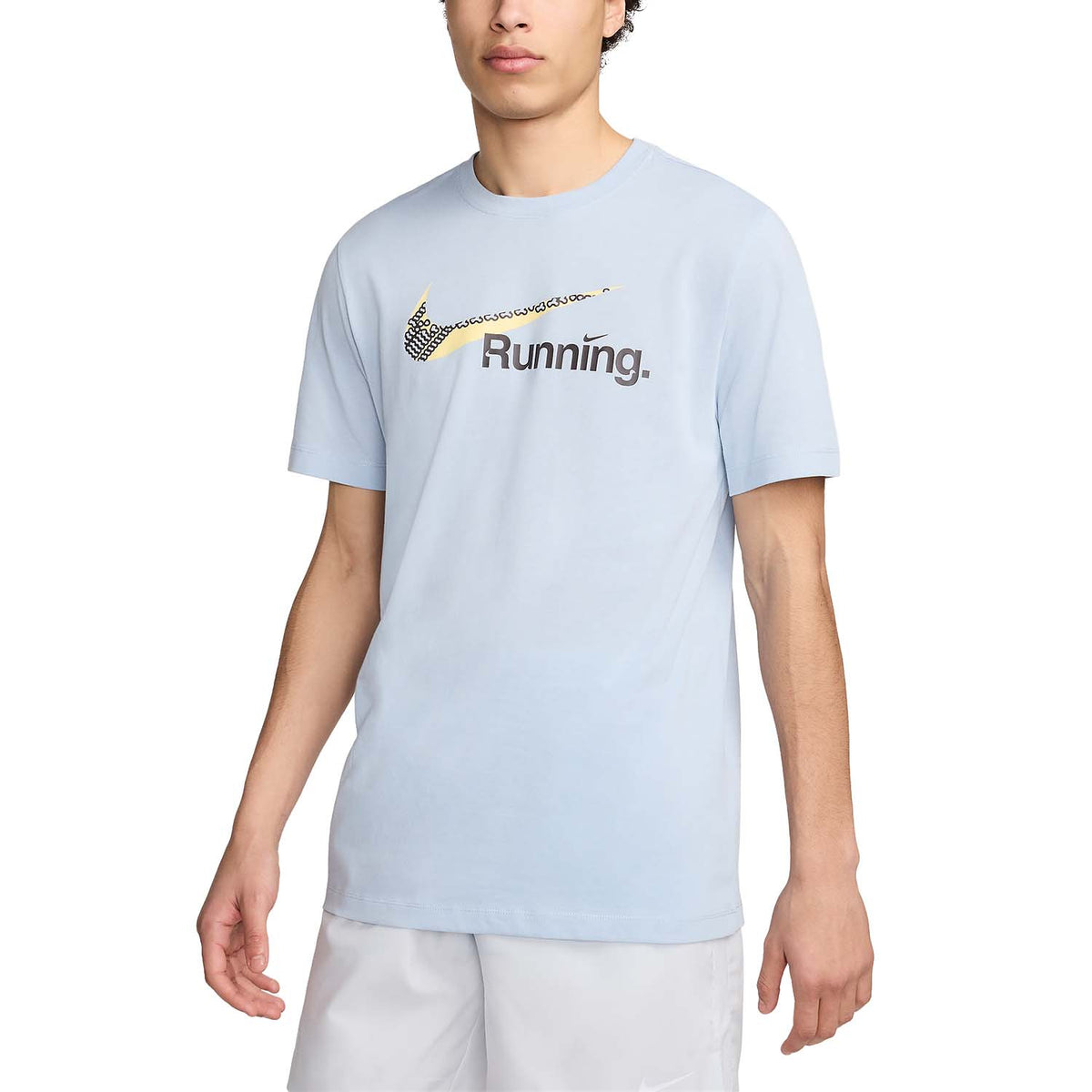 Nike Dri-FIT Swoosh Maglietta Light Armony Blue