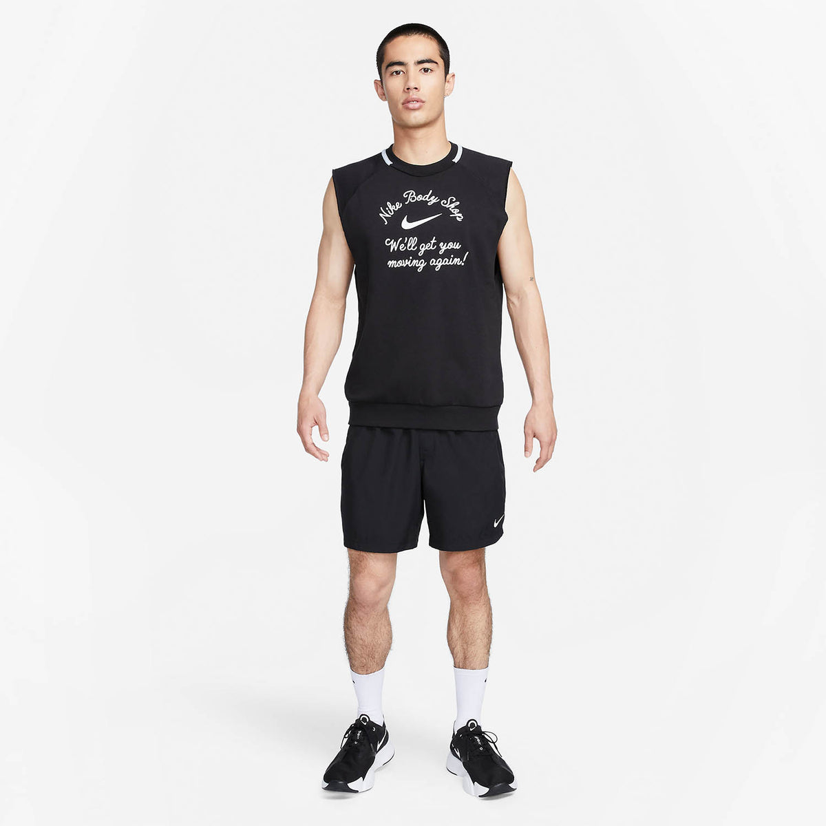 Nike Body Shop Canotta Black/Blue Whisper/Summit White