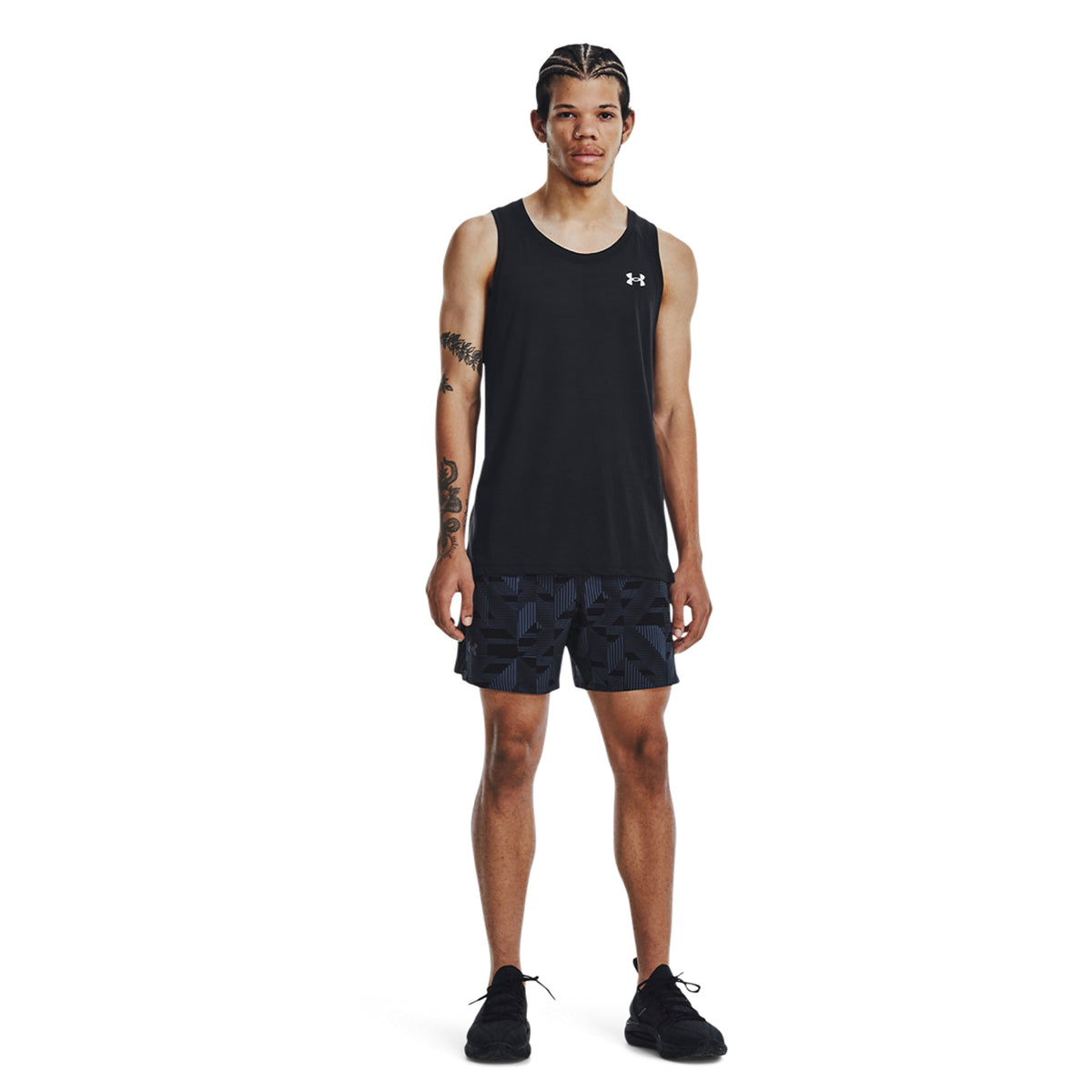 Under Armour Launch Elite Graphic 5in Pantaloncini Black/Downpour Gray