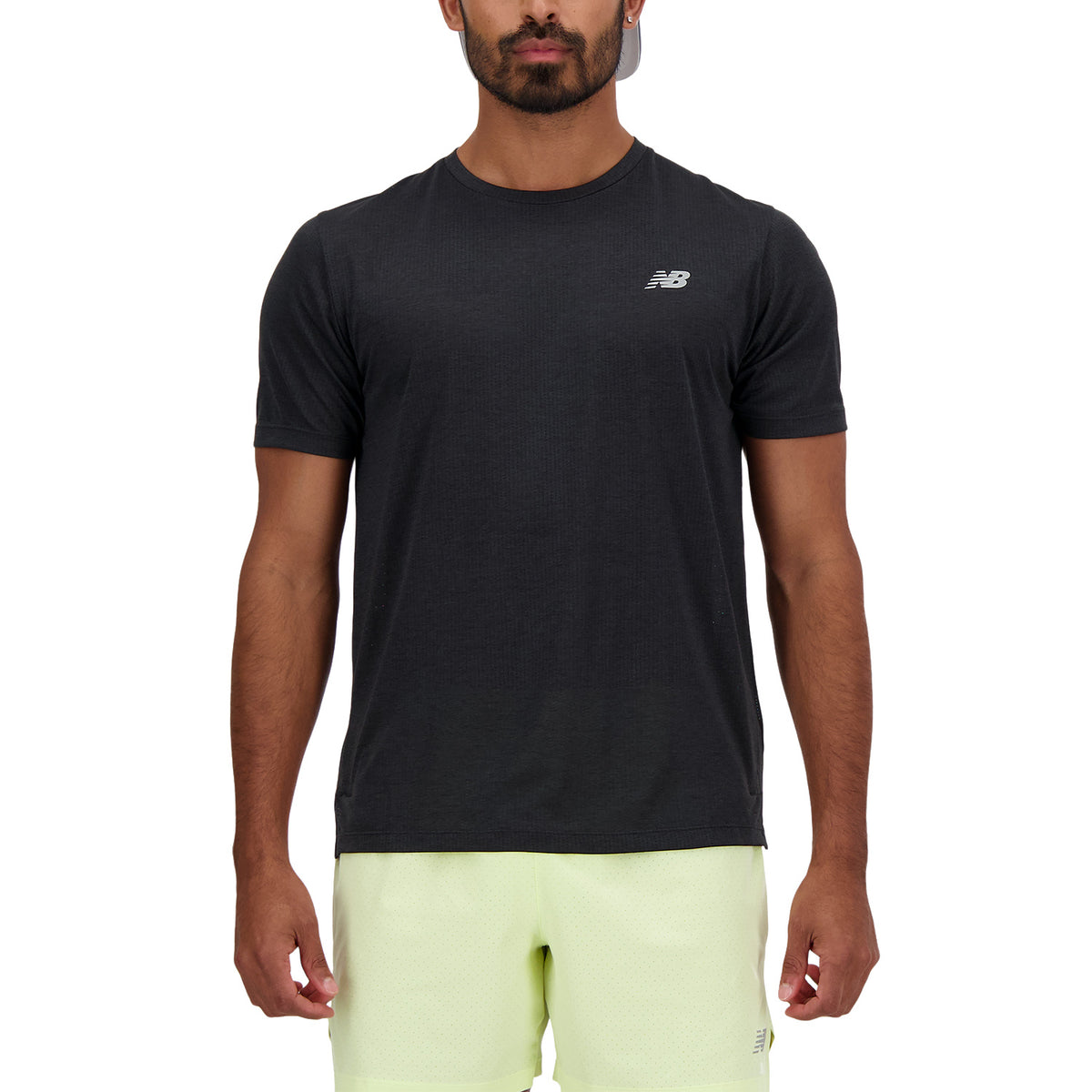 New Balance Athletics Run Maglietta Black