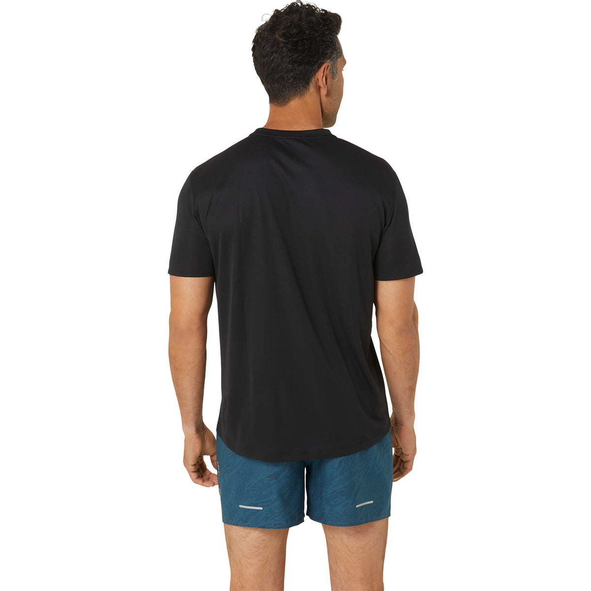 Asics Fujitrail Logo Maglietta Performance Black/Carbon/Fellow Yellow