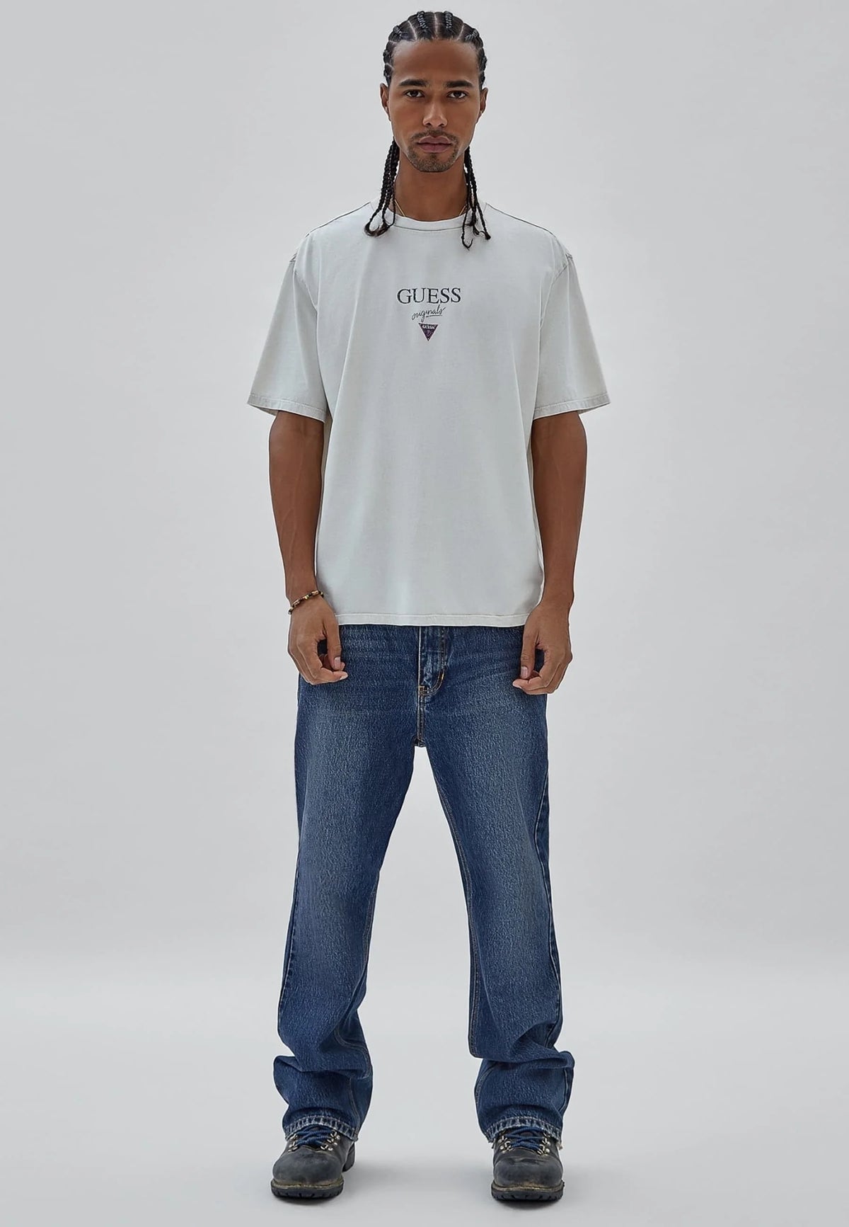 Guess LOGO FRONTALE - T-shirt con stampa