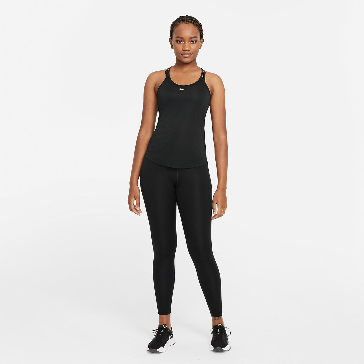 Nike Dri-FIT One Elastika Canotta Black/White