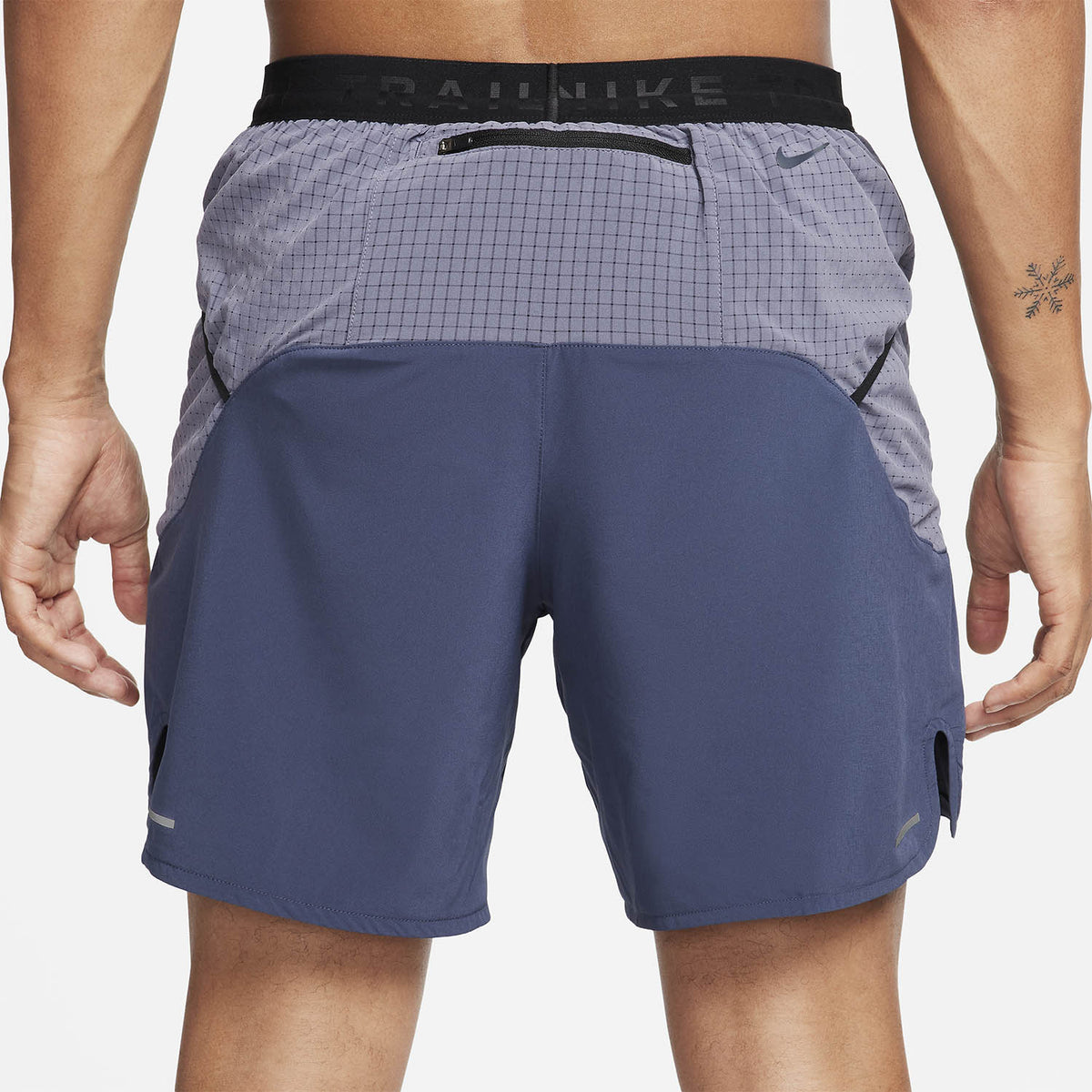 Nike Dri-FIT Second Sunrise 7in Pantaloncini Thunder Blue/Light Carbon/Black