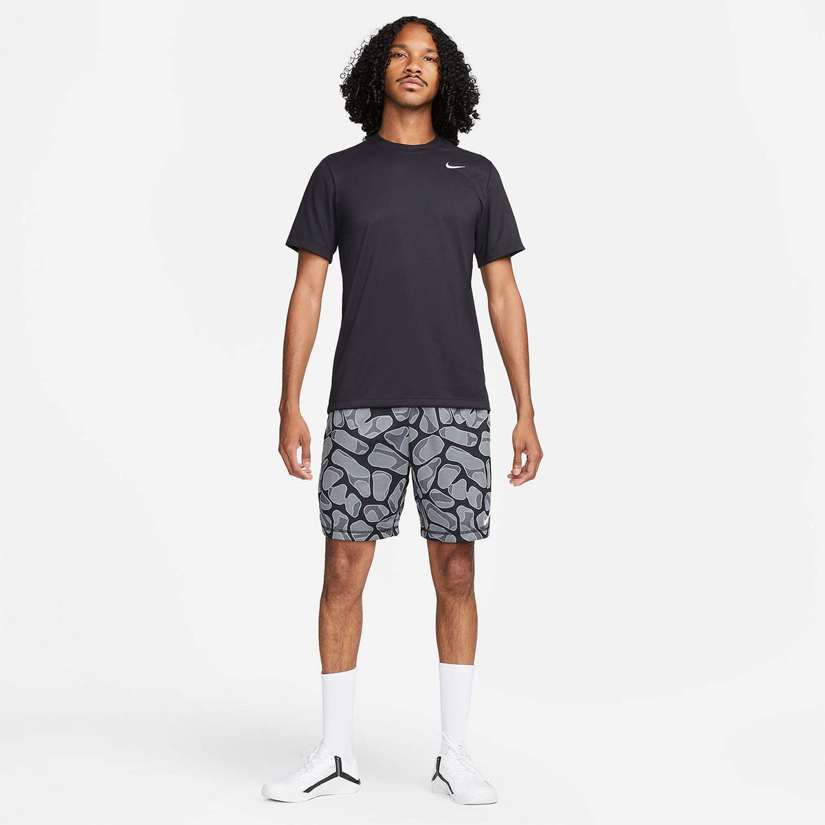 Nike Dri-FIT Legend Maglietta Black/Matte Silver