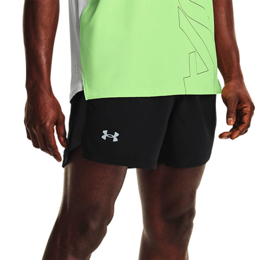 Under Armour Launch Woven 5in Pantaloncini Black/Reflective
