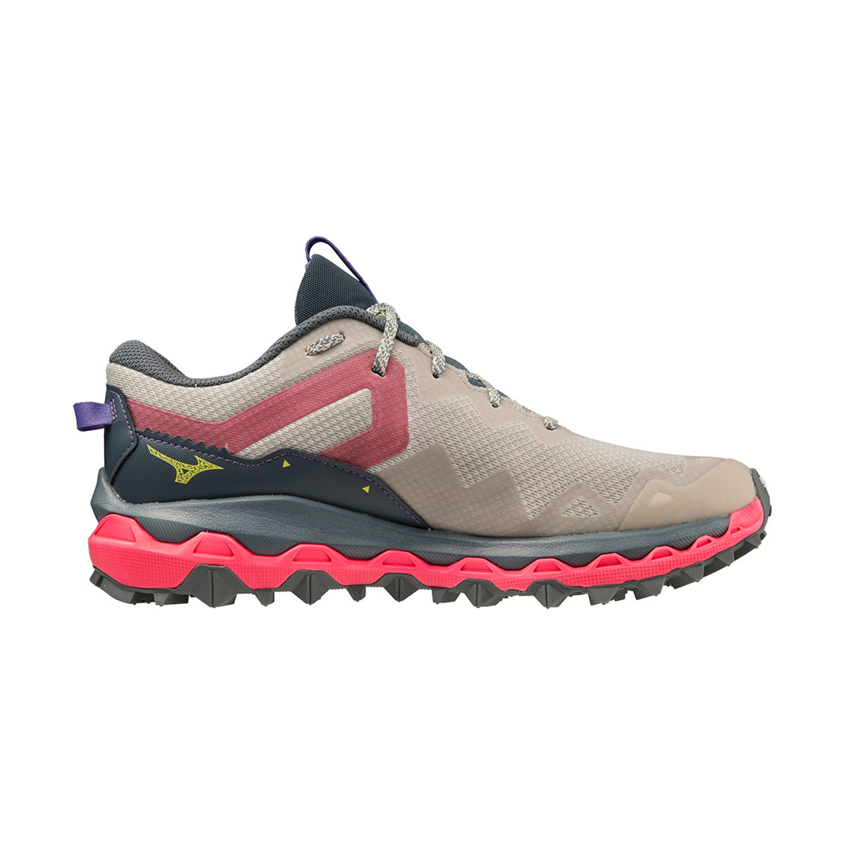 Mizuno Wave Mujin 9 Moonstruck/Stormy Weather/High Vis Pink