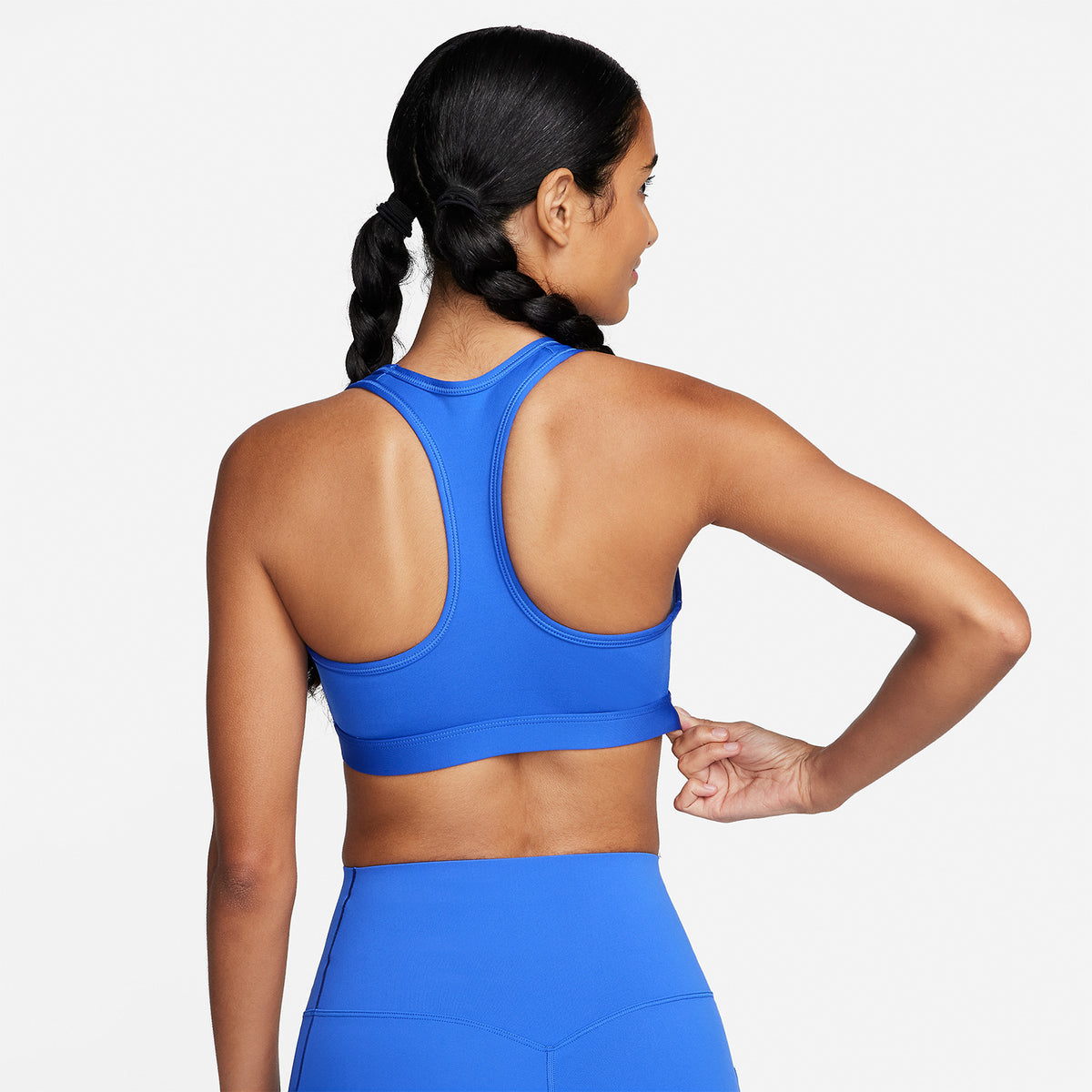 Nike Swoosh Dri-FIT Reggiseno Sportivo Hyper Royal/Black