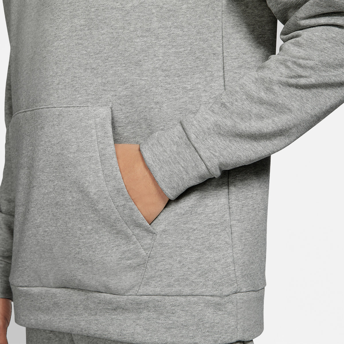 Nike Dri-FIT Swoosh Felpa Dark Grey Heather/Black