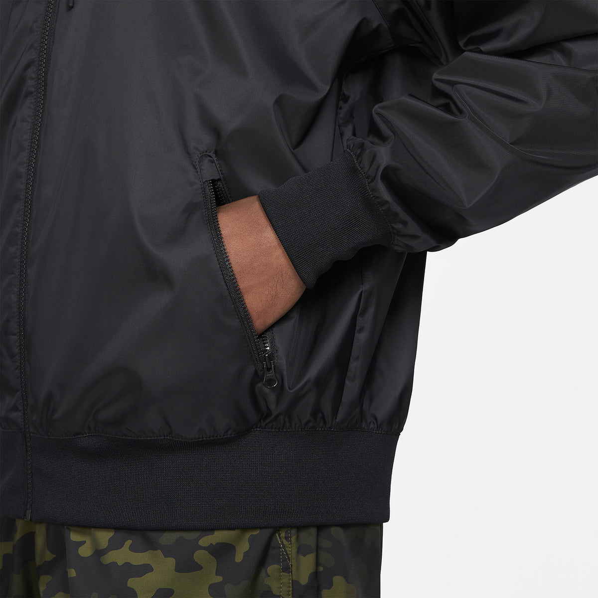 Nike Heritage Essentials Windrunner Giacca Black/White
