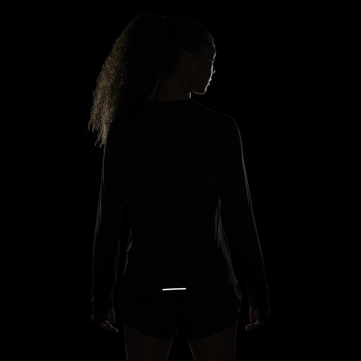 Nike Dri-FIT Swift Element UV Maglia Black/Reflective Silver