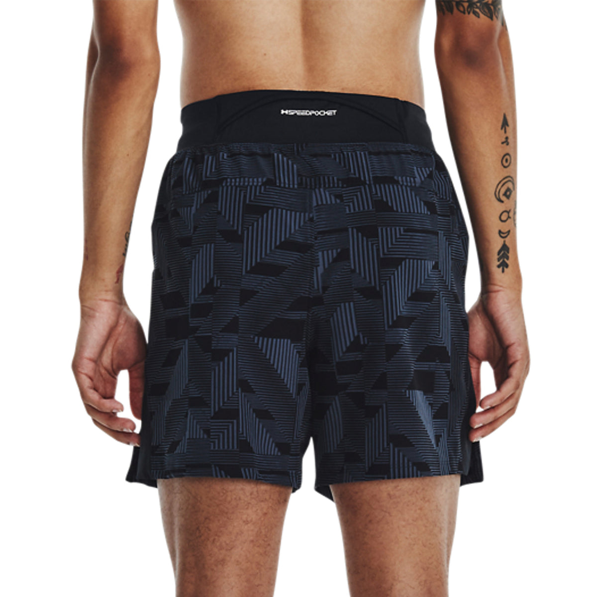 Under Armour Launch Elite Graphic 5in Pantaloncini Black/Downpour Gray