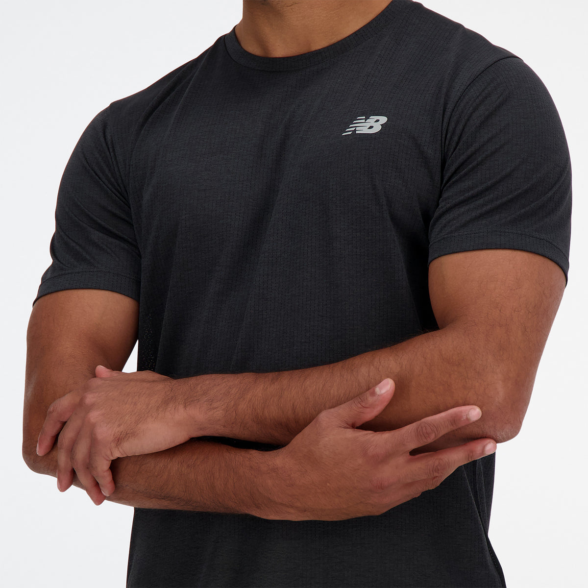 New Balance Athletics Run Maglietta Black