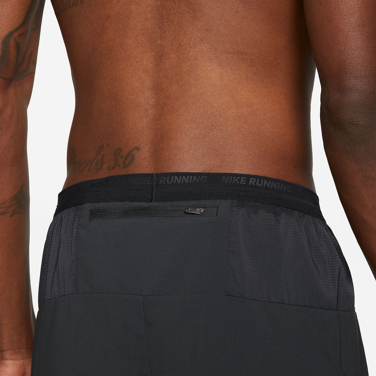 Nike Dri-FIT Stride 5in Pantaloncini Black/Reflective Silver